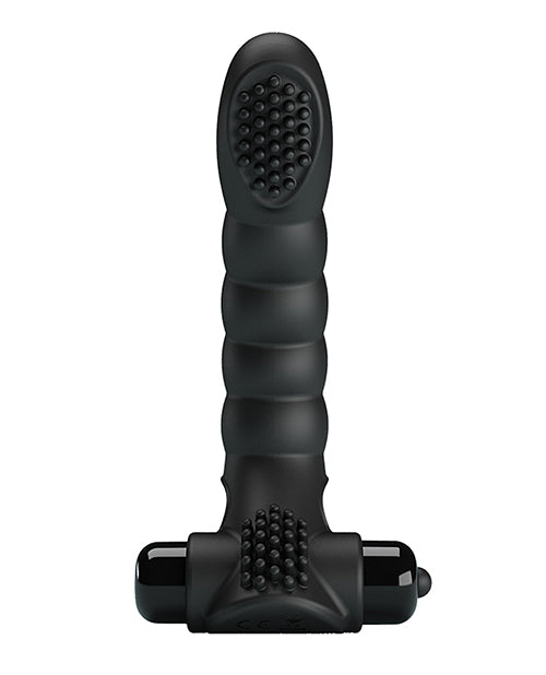 Vibrador para dedo Alexander de Pretty Love - Negro elegante Product Image.