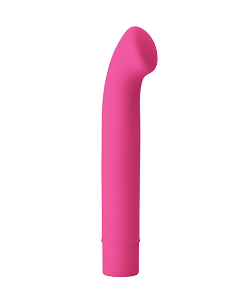 Pretty Love Bogey Silicone Mini G-Spot Vibrator in Pink Product Image.