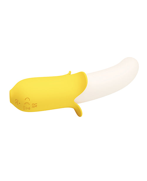 Vibrador de empuje Banana Geek de Pretty Love - Amarillo Product Image.