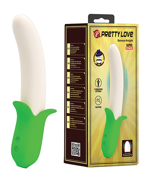 Vibrador Banana Knight de Pretty Love - Verde - featured product image.