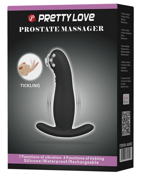Shop for the Pretty Love Eudora Vibrating Prostate Massager 7 Function - Black at My Ruby Lips