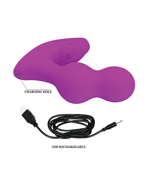 Pretty Love Terrance Dual Stimulator in Fuchsia Product Image.