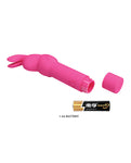 Pretty Love Gerardo Bunny Silicone Vibrator - Hot Pink