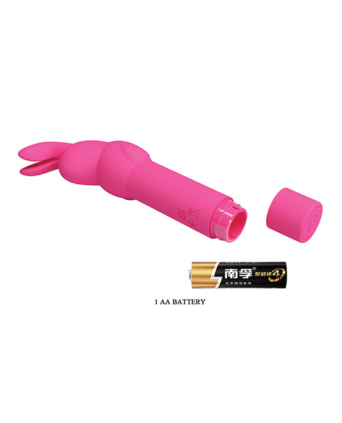 Pretty Love Gerardo Bunny Vibrador de Silicona - Rosa Fuerte Product Image.