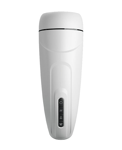 Pretty Love Marissa Vibrating & Licking Masturbator - White Product Image.