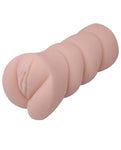 Funda para masturbador vaginal realista Crazy Bull - Marfil