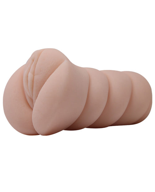 Crazy Bull Realistic Vagina Masturbator Sleeve - Ivory Product Image.