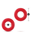 Blush Stay Hard Donut Rings - Passionate Red Delight (Pack of 2)