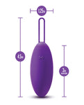 Blush Wellness Imara Vibrating Egg with Remote - Purple