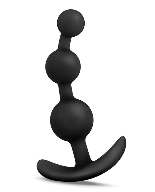 Blush Anal Adventures Small Beads - Negro: máxima comodidad y estimulación Product Image.