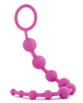 Blush Luxe Silicone Anal Beads - 10 Graduated Beads