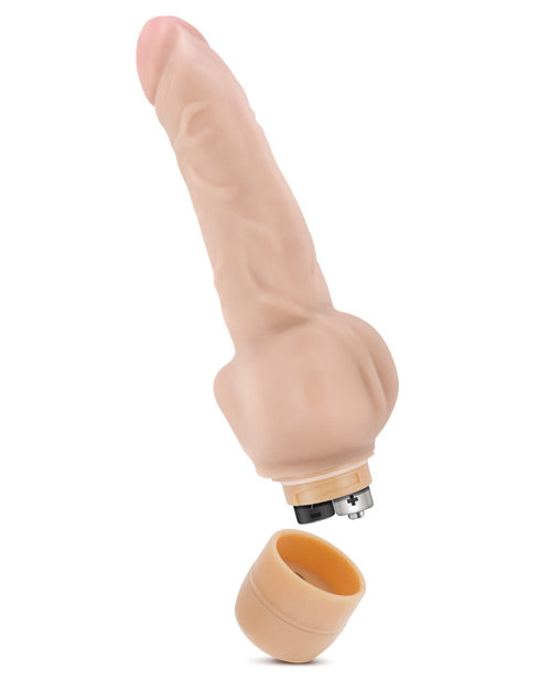 Blush Dr. Skin Vibe #12 - Realistic 8" Anal Vibrator Product Image.