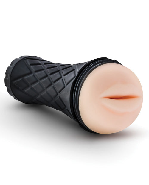 Blush M for Men Vanilla Luscious Lips Sleeve - Ultimate Pleasure Experience Product Image.