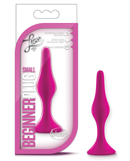 Blush Luxe Beginner Plug Small: Una introducción romántica al placer anal Product Image.