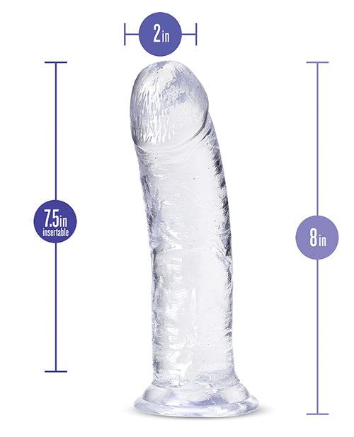 Blush B Yours Plus 8" Roar N Ride Dildo - Lifelike Pleasure Awaits Product Image.