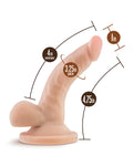 Dr. Skin 4" Mini Cock - Beige: Placer intenso y realista