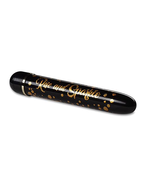 Blush Rise & Sparkle Slim Vibe - Black Product Image.