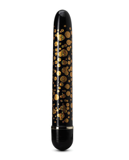 Vibrador delgado Blush Rise & Sparkle - Negro Product Image.