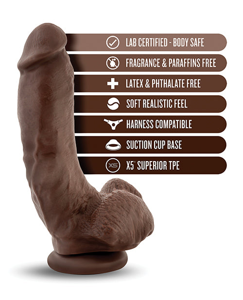 Blush Coverboy The Mechanic - Chocolate Dildo Product Image.