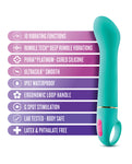 Blush Aria Flirty AF Teal Vibrator: 10 Functions, G Spot Stimulation
