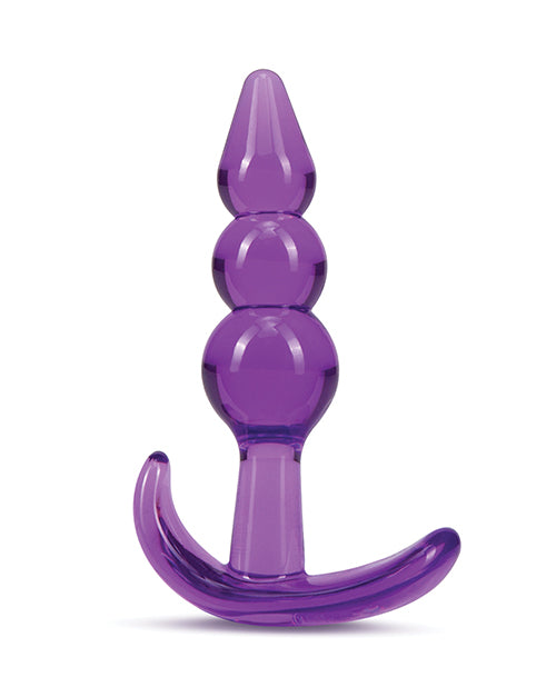 Plug Anal Triple Bead de Blush B Yours en morado Product Image.