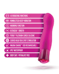 Exclusive Tourmaline Vibrator: Dual Stimulation & Warming Luxury