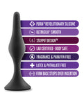 Blush Anal Adventures Silicone Beginner Plug Kit - Black: A Journey of Pleasure