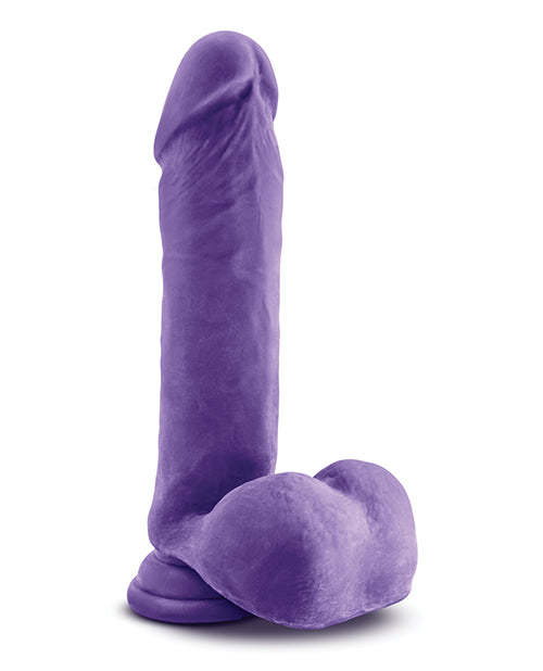 Blush Au Naturel Bold Hero 8" Realistic Purple Dildo Product Image.
