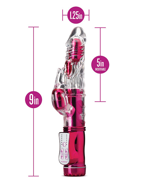 Blush Sexy Things Frisky Rabbit Pink Vibrator Product Image.