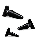 Kit de plug básico Blush Anal Adventures en negro: tu puerta de entrada al éxtasis anal