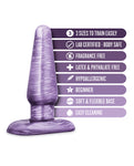 Kit de entrenamiento anal Purple Swirl: entrenamiento progresivo, diseño cómodo, materiales de primera calidad