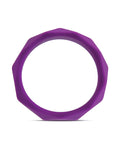 腮紅健康紫色幾何矽膠 C 型環