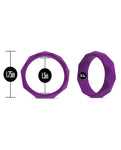 Blush Wellness Purple Geometric Silicone C-Ring