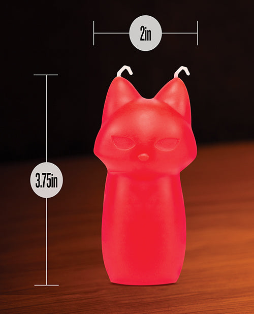 Temptasia Fox Drip Candle - Red Product Image.