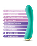 Blush Aria Luscious AF Teal Vibrator: Luxurious Pleasure & Safety