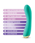 Blush Aria Luscious AF Teal Vibrator: placer y seguridad de lujo