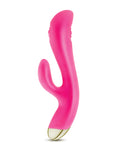 Blush Aria Pleasin' AF - Vibrador de doble acción fucsia: abraza el éxtasis