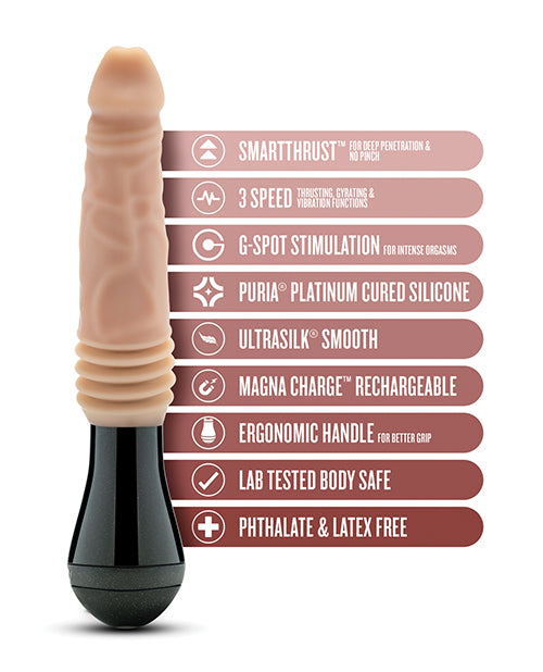 Dr. Arthur Thrusting Consolador Vibrador Giratorio - Un Viaje Premium al Éxtasis Product Image.