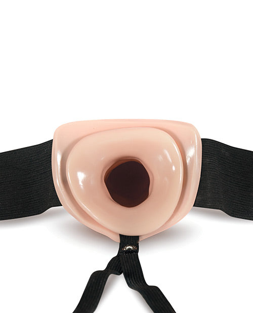 Dr. Skin 7" Hollow Strap On - Vainilla: Ultimate Pleasure Partner Product Image.