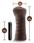Masturbador Alexis Chocolate Caliente Blush - Placer Realista