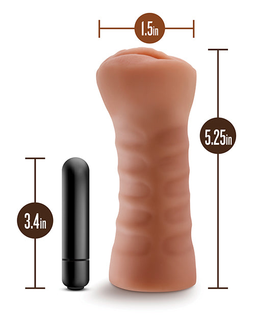 Blush M for Men Sofia - Mocha Stroker: Ultimate Pleasure Experience Product Image.