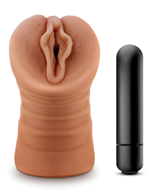 Blush M for Men Sofia - Mocha Stroker: Ultimate Pleasure Experience Product Image.