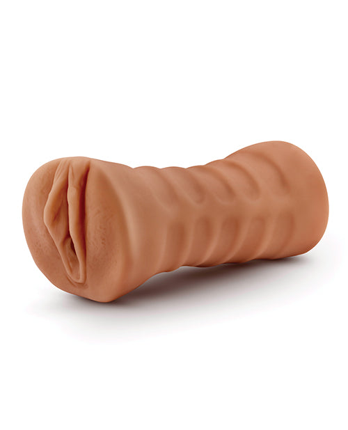 Julieta Mocha Stroker: Realistic Design, Vibrating Bullet, Easy to Clean Product Image.