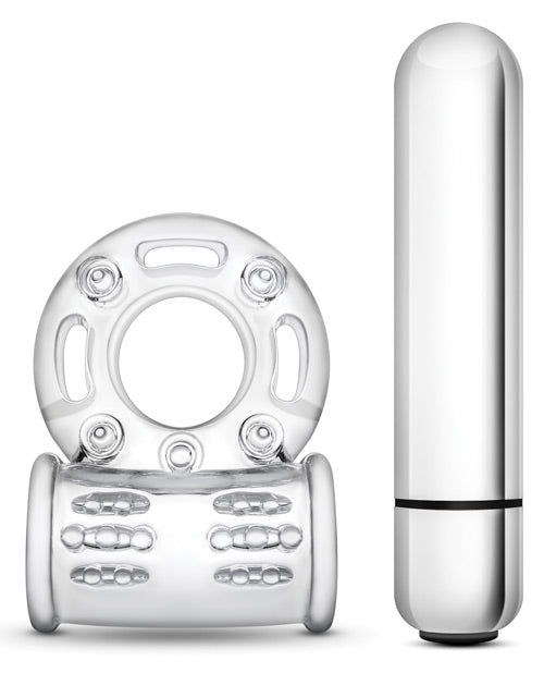 Blush Stay Hard 10 Function Vibrating Bull Ring Product Image.