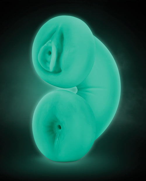 Glow-in-the-Dark Double Trouble Stroker Product Image.