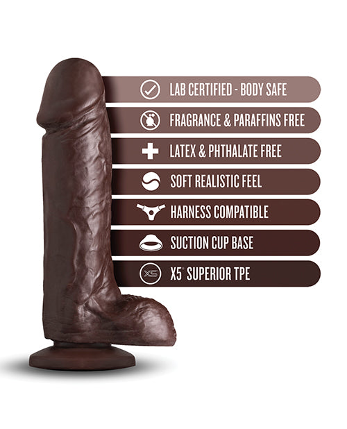 Blush Coverboy The Movie Star Dildo - Chocolate Product Image.