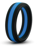 Blush Performance Silicone Go Pro Cock Ring in Black/Blue