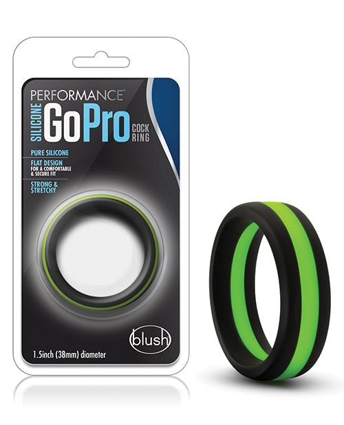 Blush Performance Silicone Go Pro Cock Ring - Elevate Your Intimate Moments Product Image.