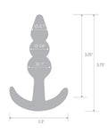 Blue Line C &amp; B Plug con cuentas Jelly Blue para principiantes de 3,75"