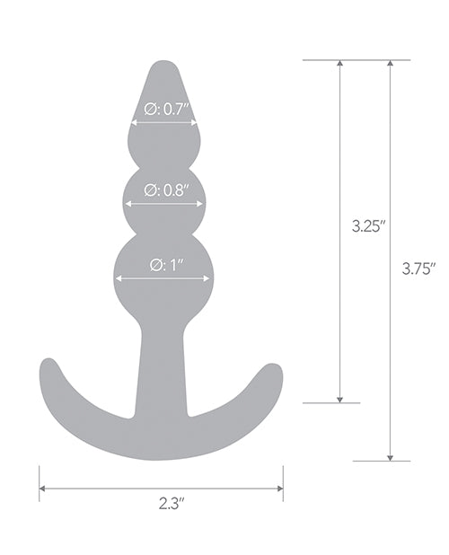 Blue Line C &amp; B 3.75 吋果凍藍色初學者串珠插頭 Product Image.